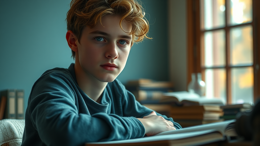 reflective teenage boy considering psychology of risky behavior in adolescence