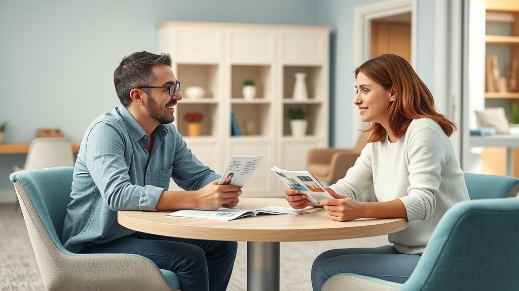 Caring parents and their teenage child in a supportive therapy discussion at a community counseling center, highlighting family involvement as a key element in professional treatment options for teen mental health.