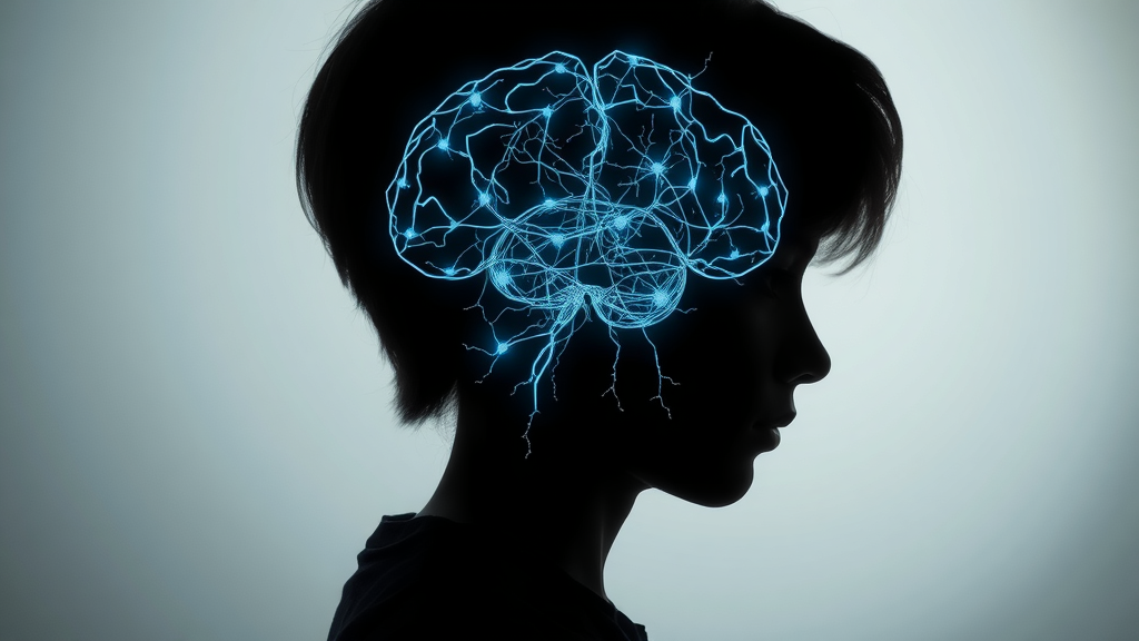 Teenage silhouette showing the effects of prescription opioids on the adolescent brain