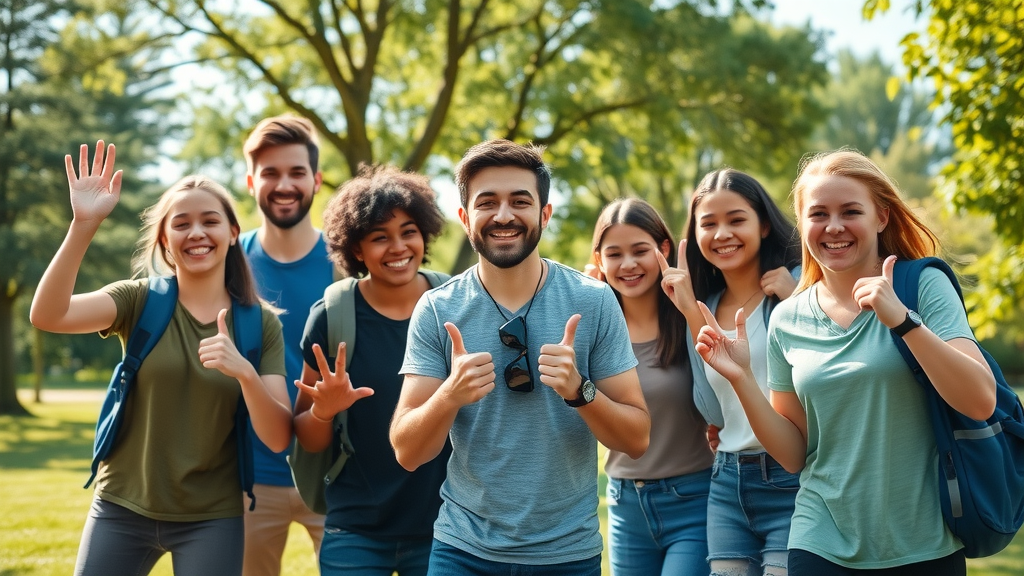 youth leader rebuilding trust with teens during outdoor team building activity