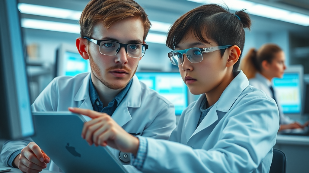 Researchers analyzing parenting style research for child development