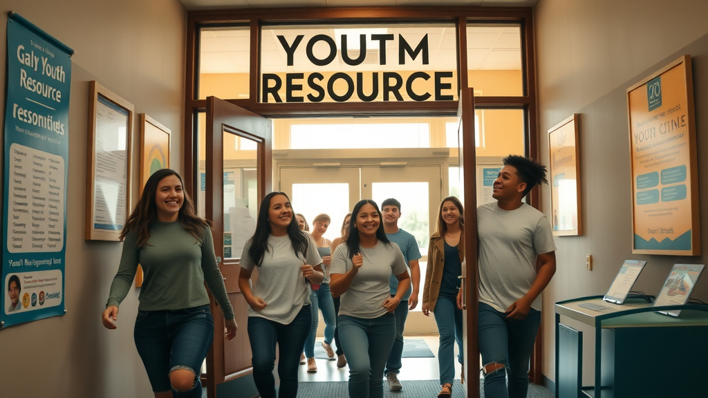 welcoming youth resource center, teens entering for mental health and substance use support