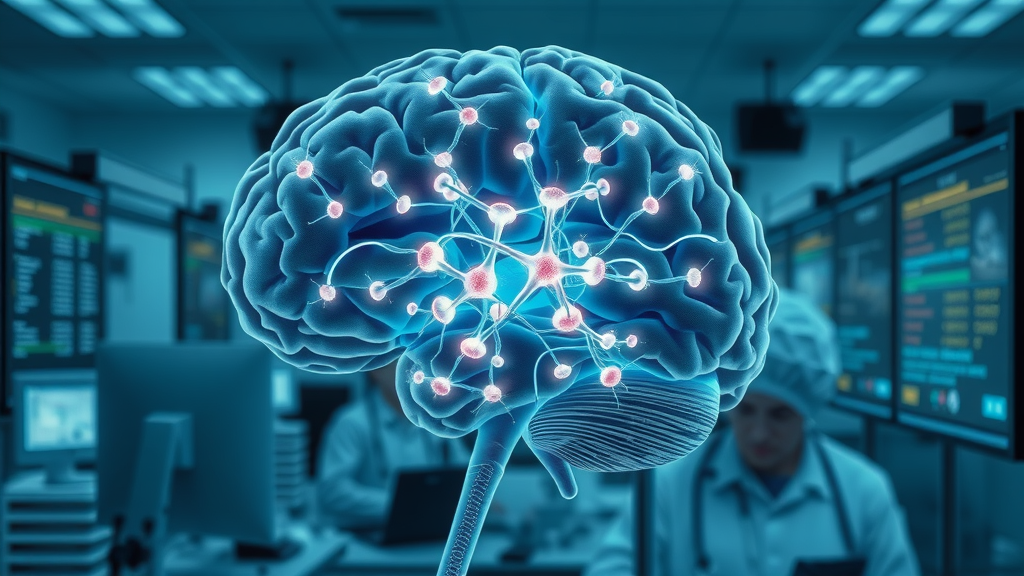 cross-section of teenage brain neural pathways reacting to cannabinoids, detailed and scientific illustration