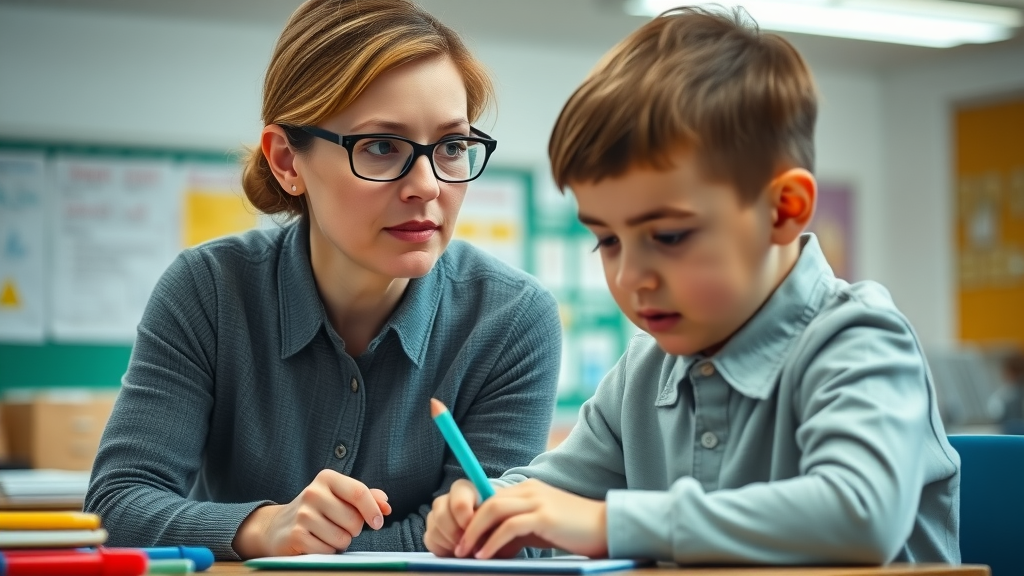 Supportive counselor meeting with a teenager, discussing mental health as an invisible reason why teens struggle in school, cozy office, empathetic conversation.
