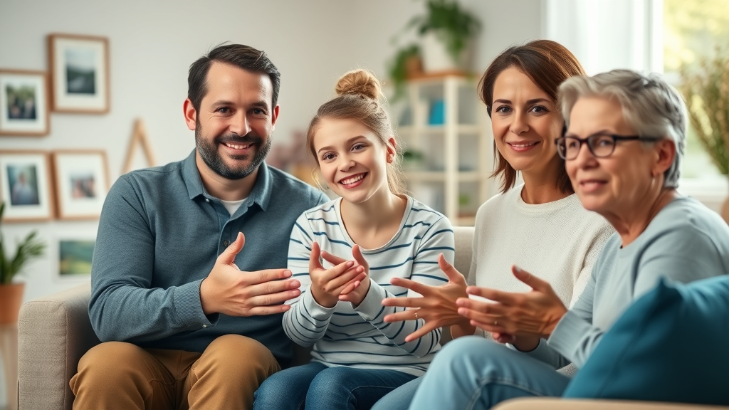 Family therapy session for teen addiction, supportive parents and teen, key phrase: family therapy for teen substance abuse