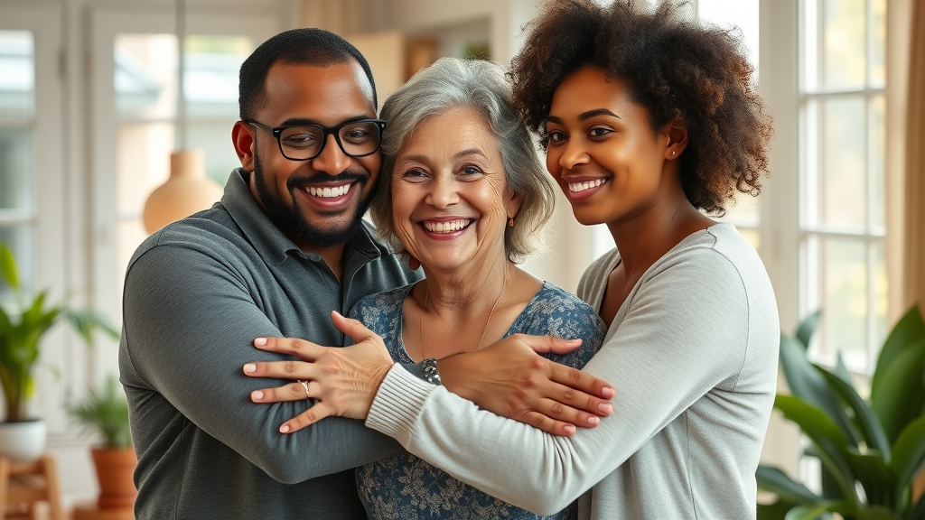 supportive and trusting multiethnic family, symbolizing hope for healthy adolescent sexual development